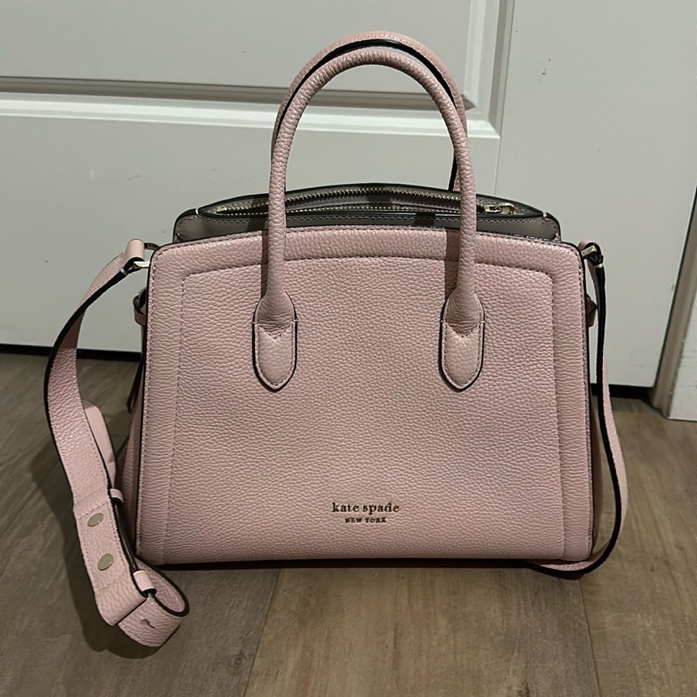 Kate spade knot medium pink satchel